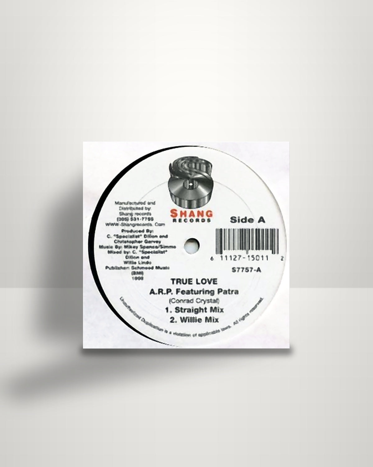 A.R.P. Featuring Patra – True Love - 12" - Shang Records US 1998
