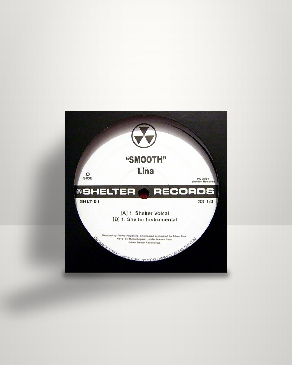 Lina – Smooth - 12" - Shelter Records US 2007