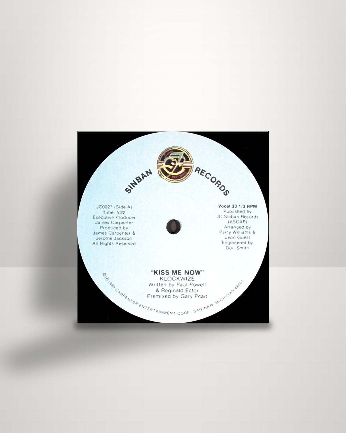 Klockwize – Kiss Me Now - 12" - Sinban Records US 1985