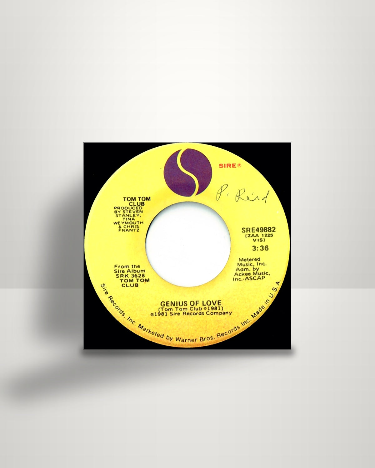Tom Tom Club – Genius Of Love - 7" - Sire US 1981