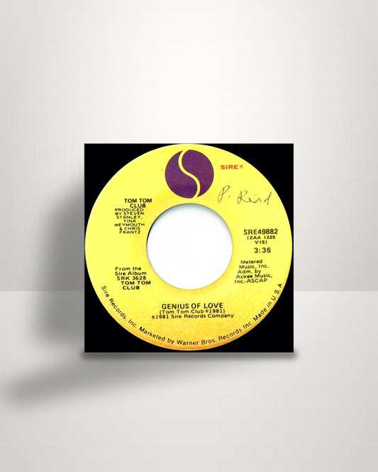 Tom Tom Club – Genius Of Love - 7" - Sire US 1981