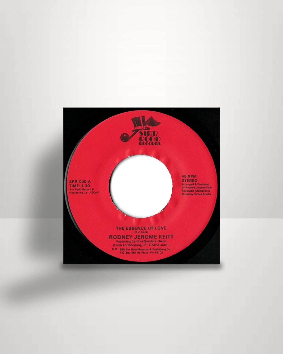 Rodney Jerome Keitt – The Essence Of Love / West Oak Lane Jam - 7" - Sirr Rodd Records US 1985