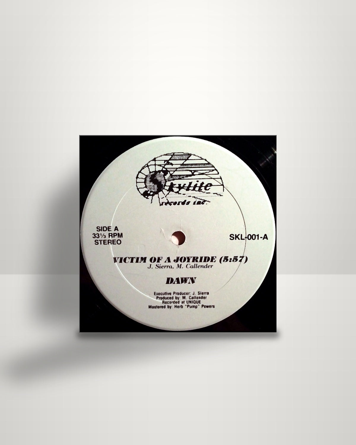 Dawn – Victim Of A Joyride - 12" - Skylite Records Inc. US