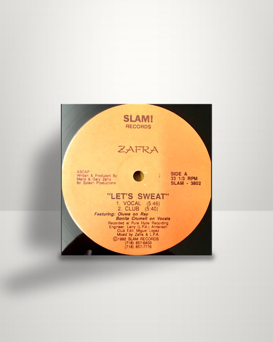 Zafra – Let's Sweat - 12" - Slam Records US 1992
