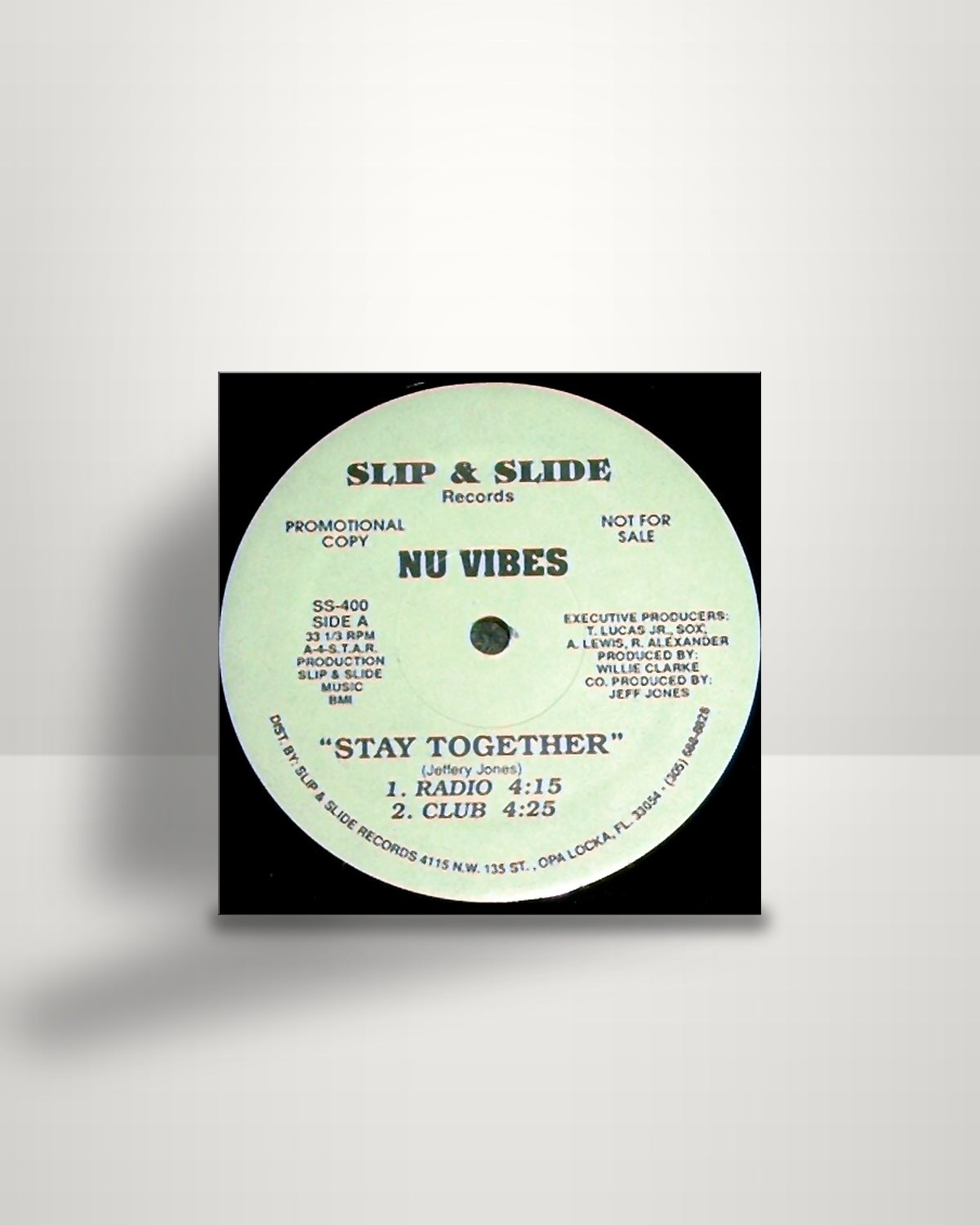 Nu Vibes – Stay Together - 12" - Slip & Slide Records US