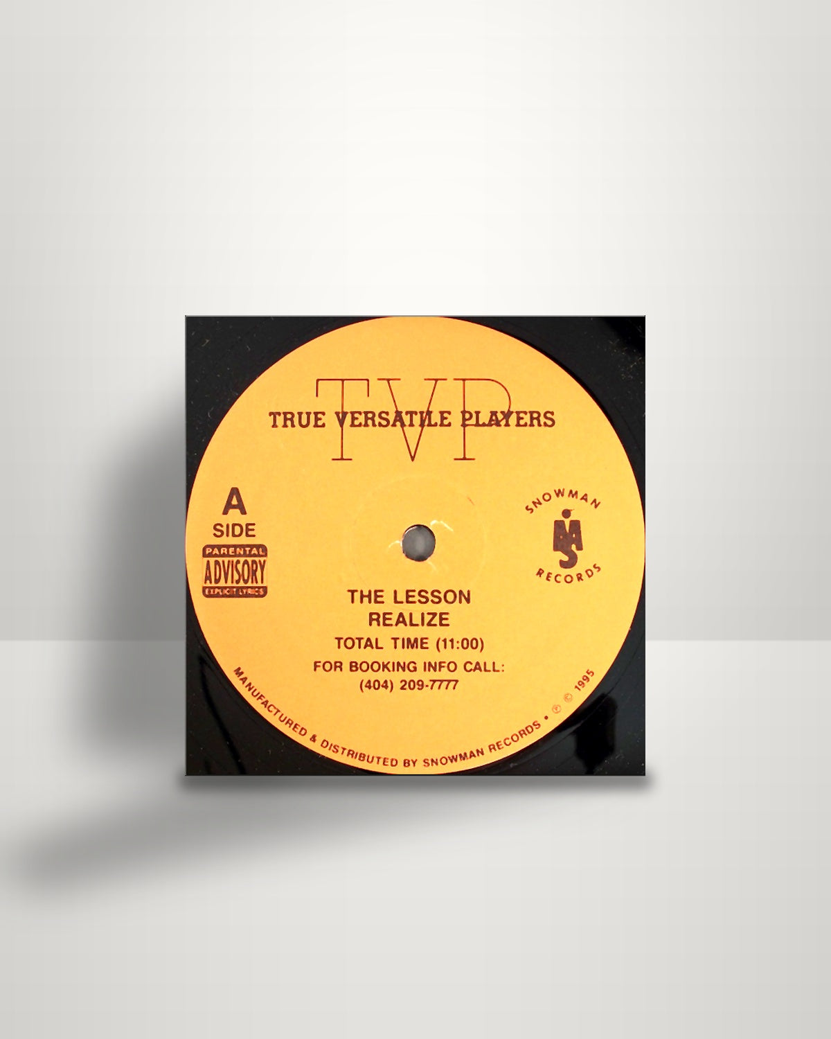 True Versatile Players – The Lesson - 12" - Snowman Records US 1995