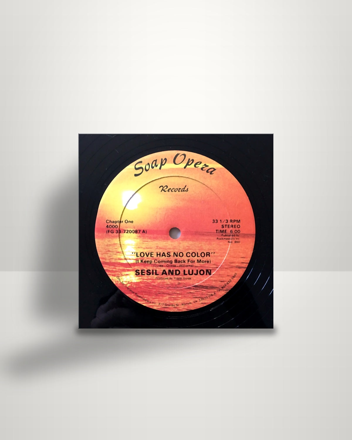 Sesil & Loujon – Love Has No Color (I Keep Coming Back For More) - 12" - Soap Opera Records US 1987