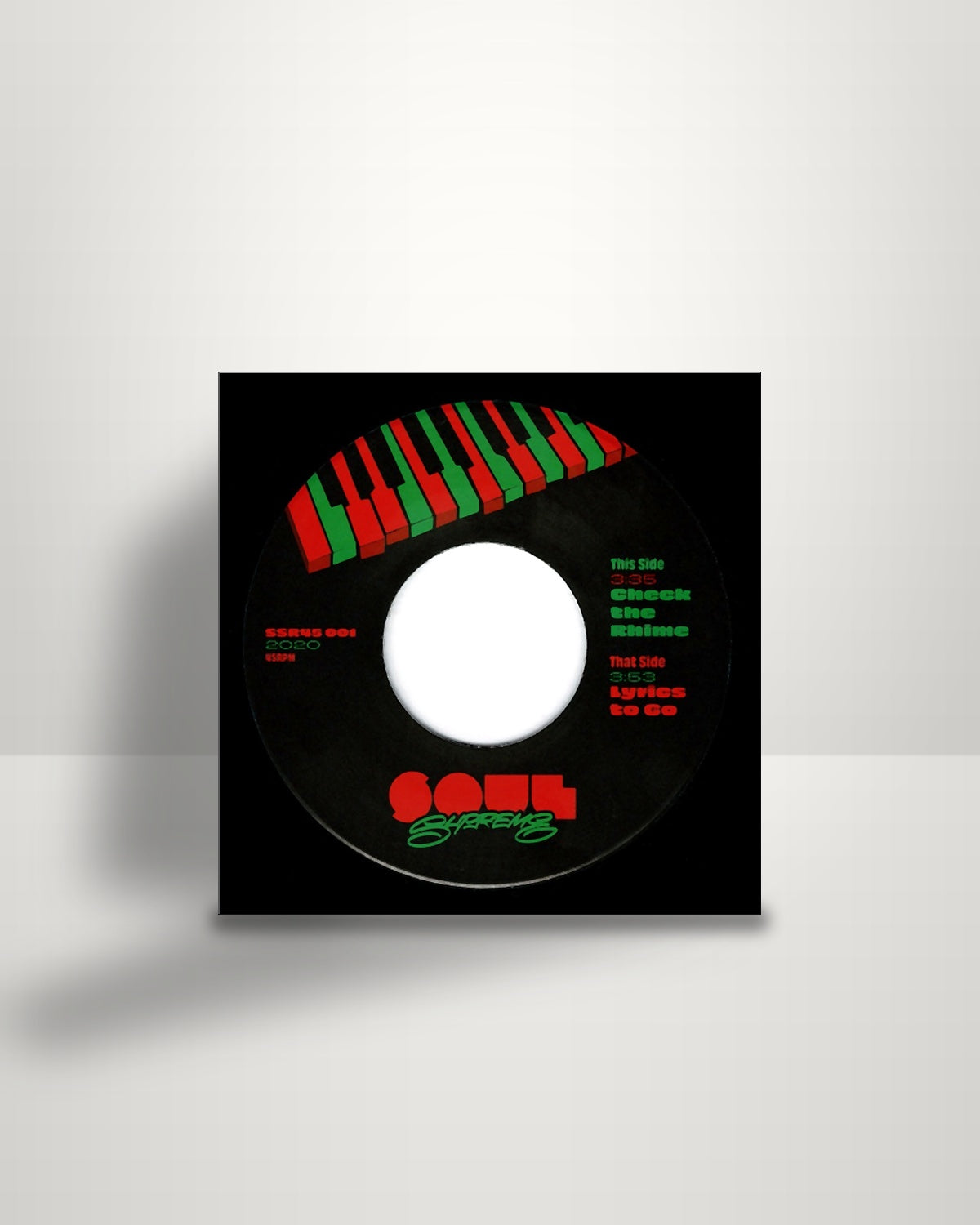 Soul Supreme – Check The Rhime - 7" - Soul Supreme Records DE 2020