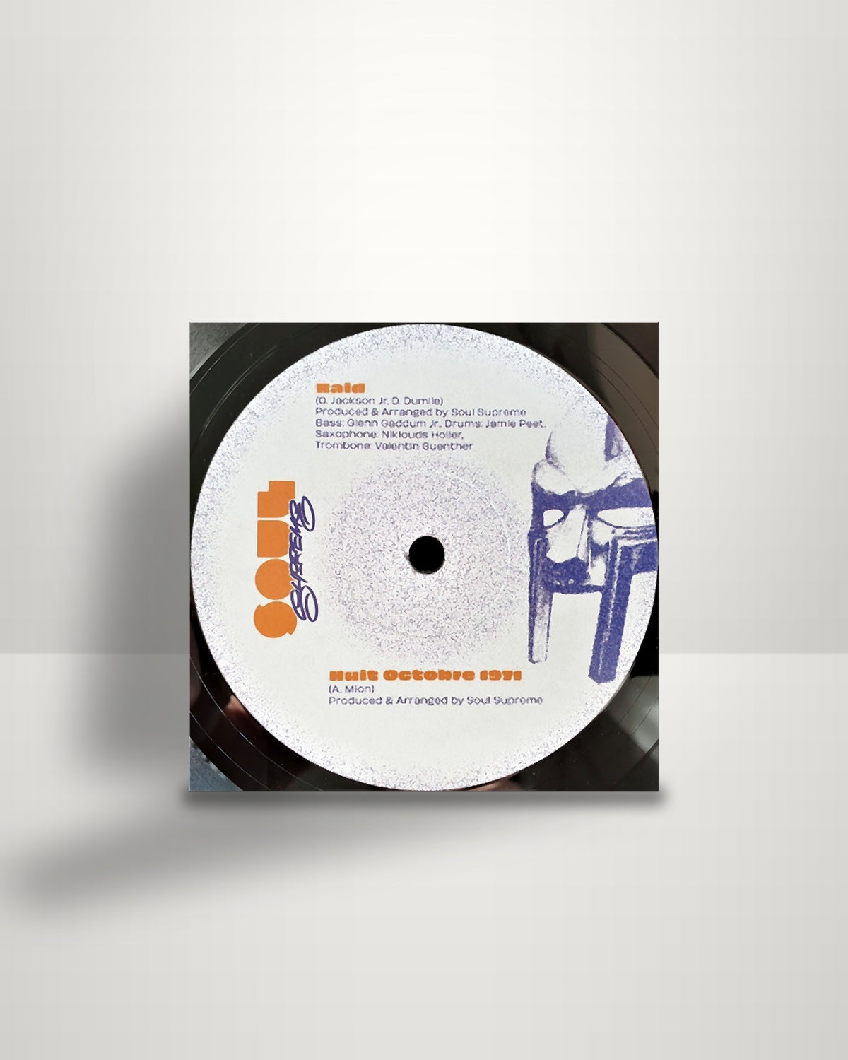 Soul Supreme – Raid / Huit Octobre 1971 - 7" - Soul Supreme Records NL 2021