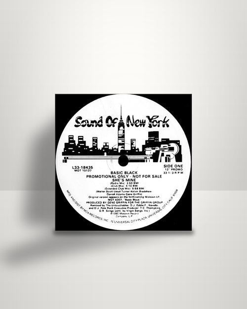 Basic Black – She's Mine - 12" - Sound Of New York US 1990