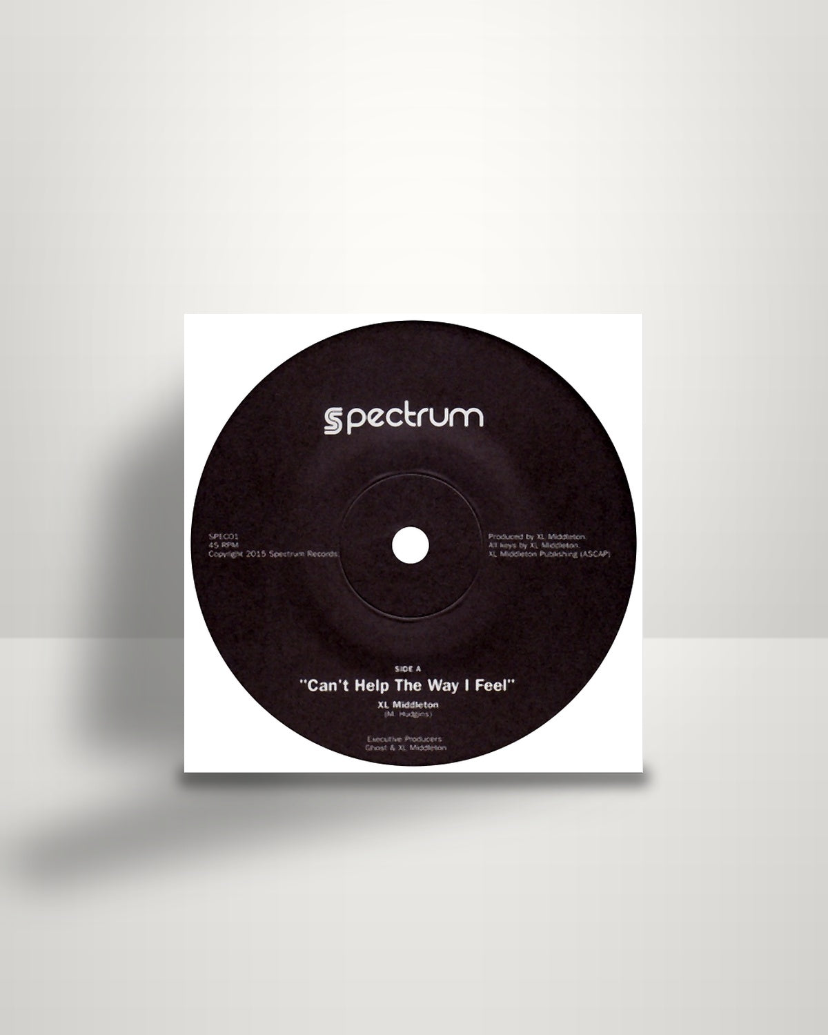 XL Middleton – Can't Help The Way I Feel / No Further - 7" - Spectrum US 2015