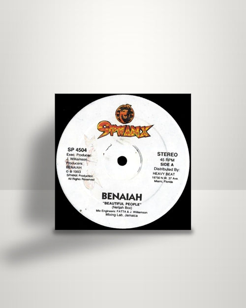 Benaiah – Beautiful People - 12" - Sphinx US 1993