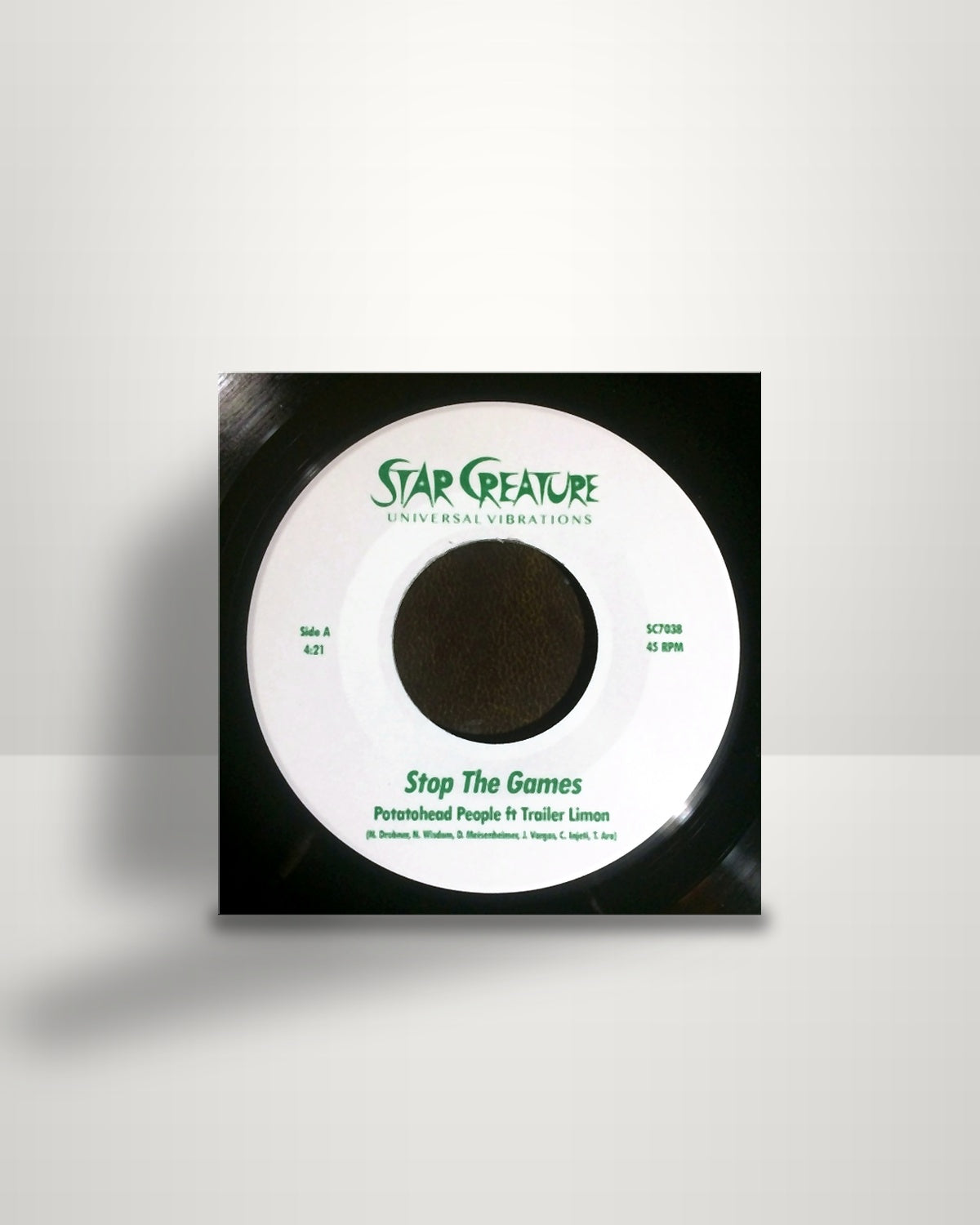 Potatohead People ft. Trailer Limon – Stop the Games - 7" - Star Creature US 2019
