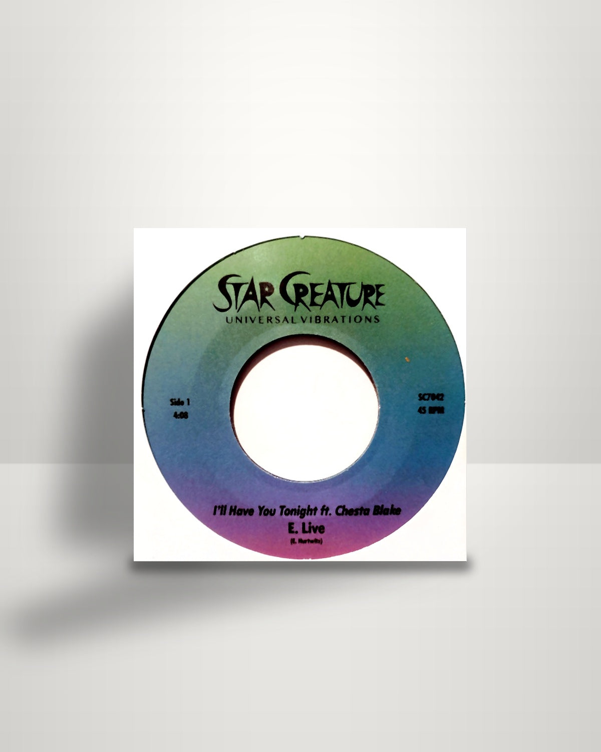 E. Live – I'll Have You Tonight / Funktown Nights - 7" - Star Creature US 2019