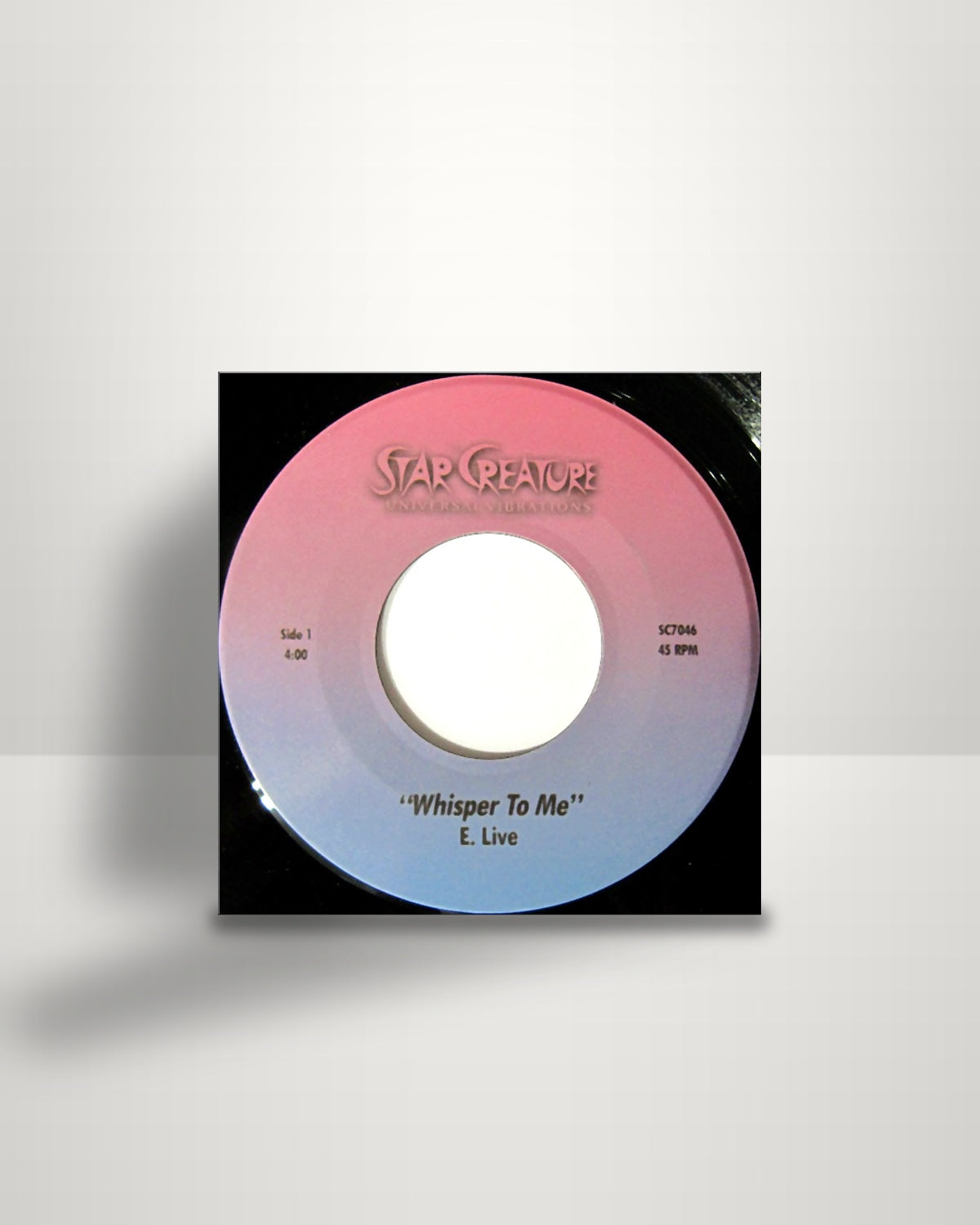 E. Live – Whisper To Me - 7" - Star Creature US 2020