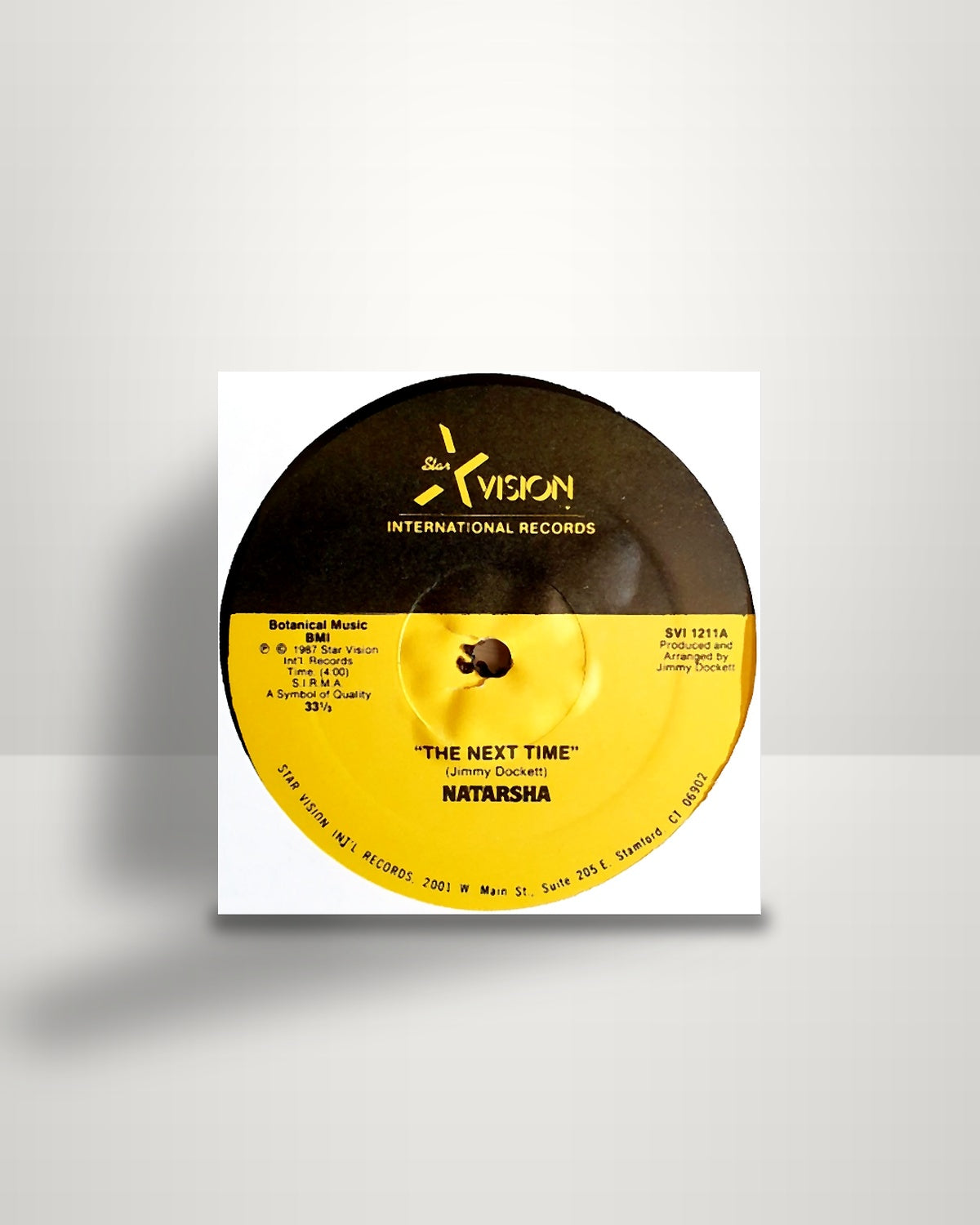 Natarsha – The Next Time - 12" - Star Vision International Records US 1987