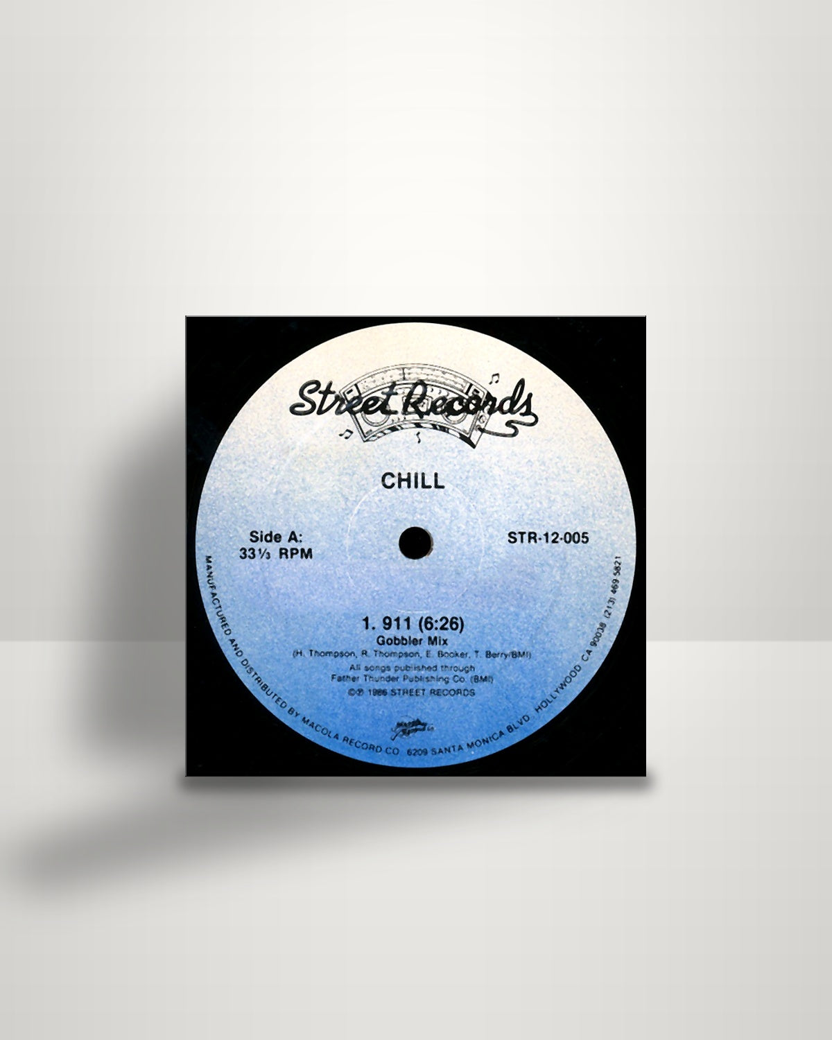 Chill – 911 - 12" - Street Records US 1986