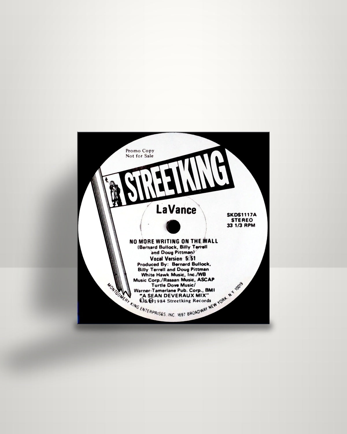 La Vance – No More Writing On The Wall - 12" - Streetking US 1984