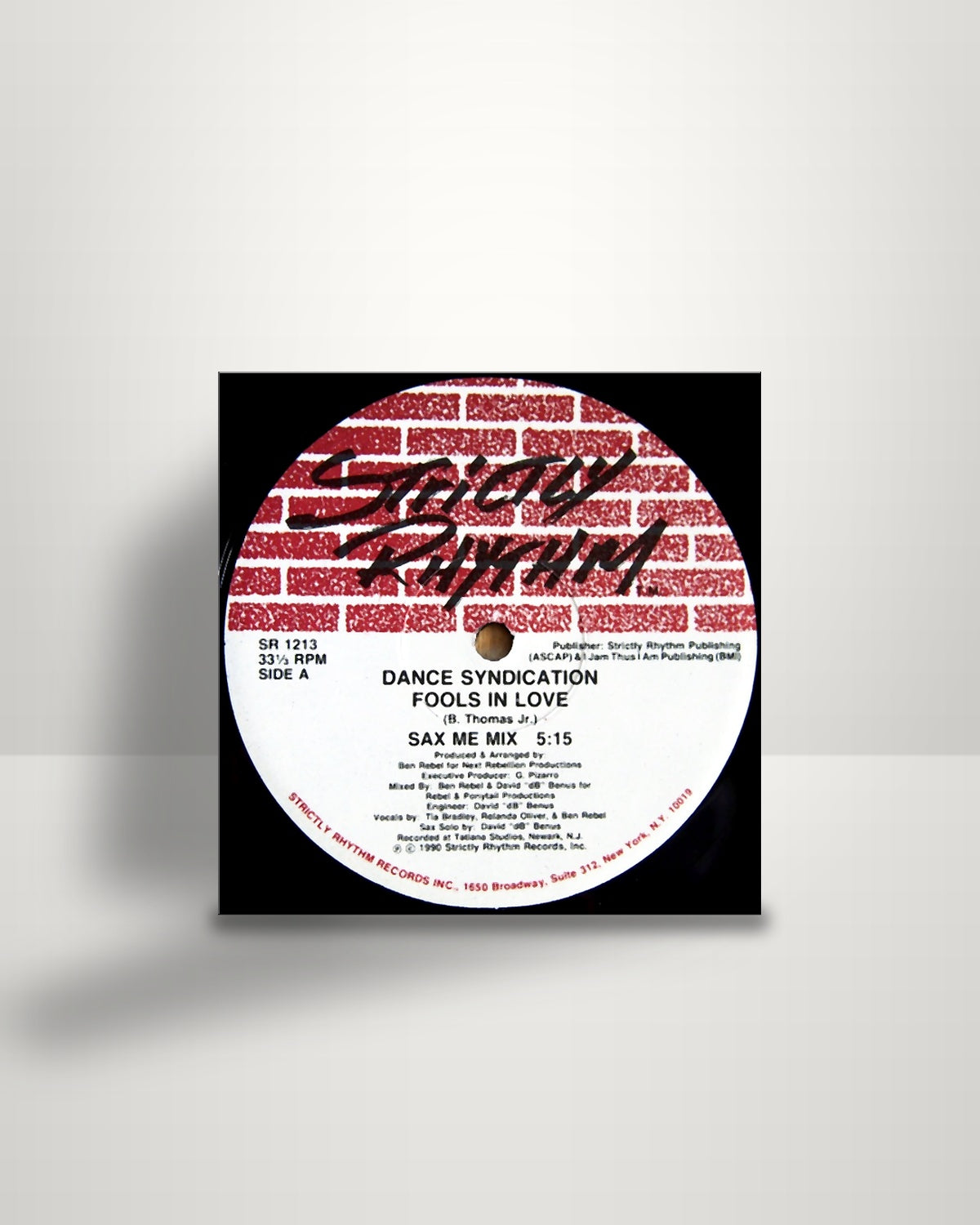 Dance Syndication – Fools In Love - 12" - Strictly Rhythm US 1990