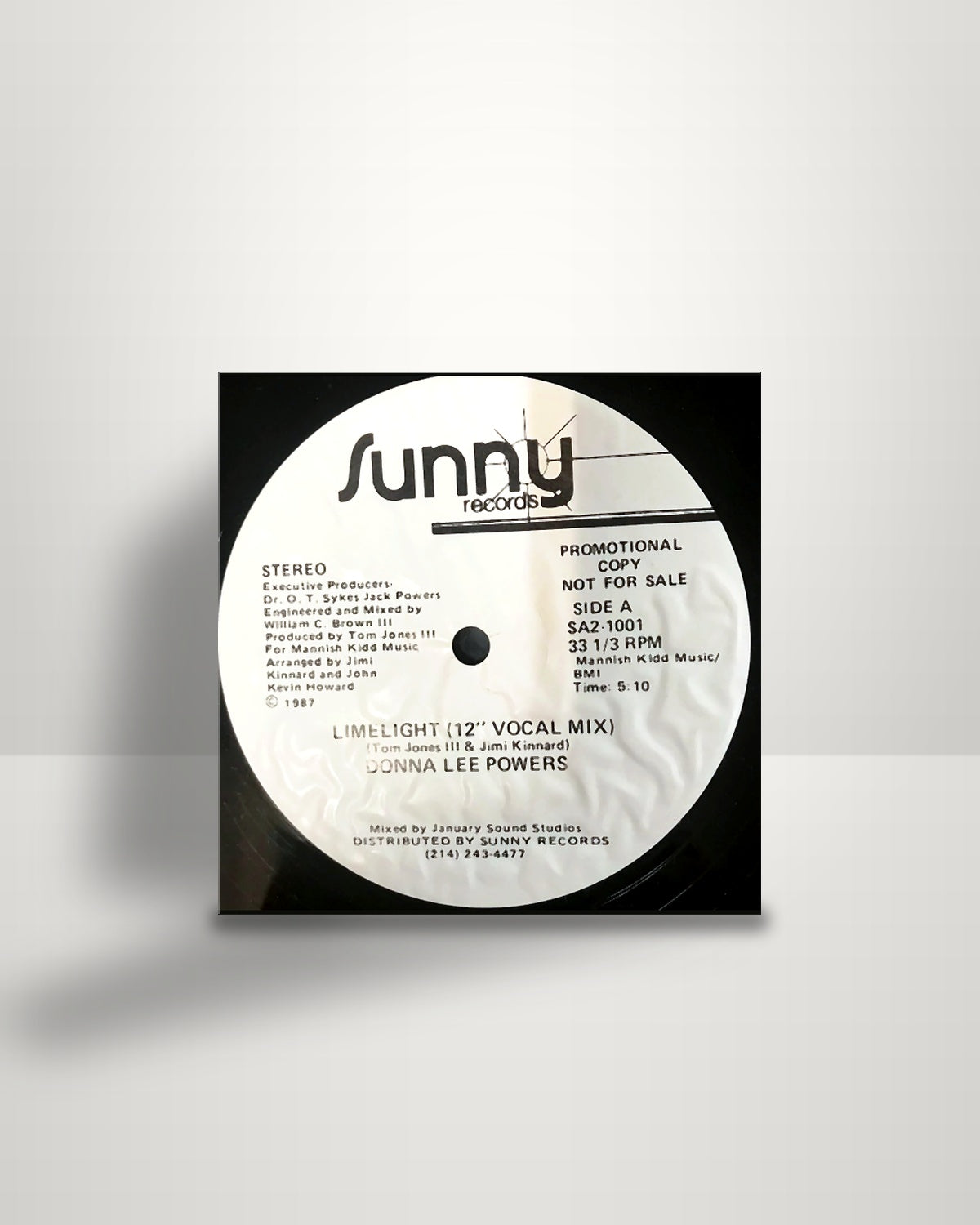 Donna Lee Powers – Limelight - 12" - Sunny Records US 1987