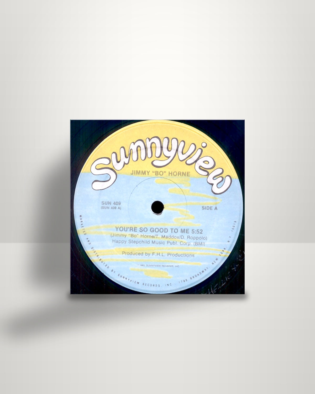 Jimmy "Bo" Horne – You're So Good To Me - 12" - Sunnyview US 1983