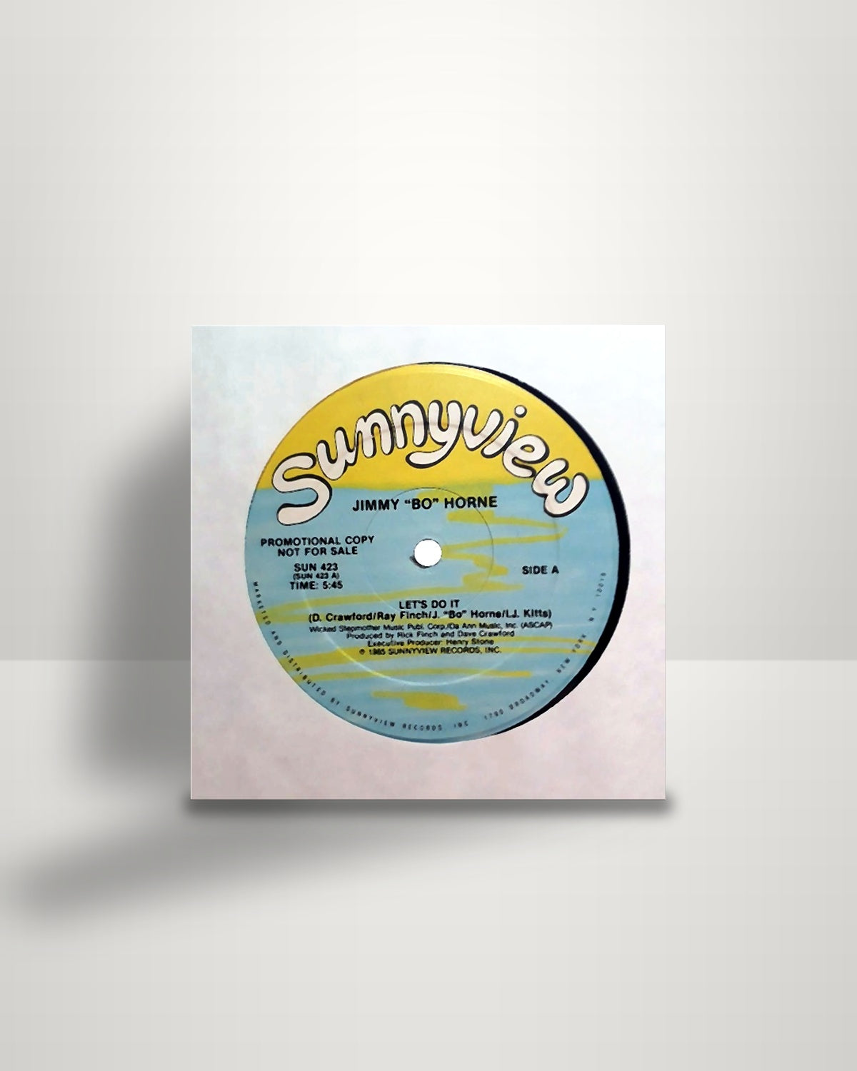 Jimmy "Bo" Horne – Let's Do It - 12" - Sunnyview US 1985