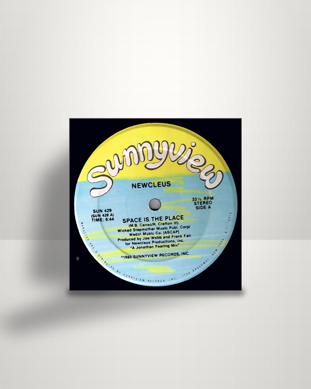 Newcleus – Space Is The Place / Cyborg Dance - 12" - Sunnyview US 1985