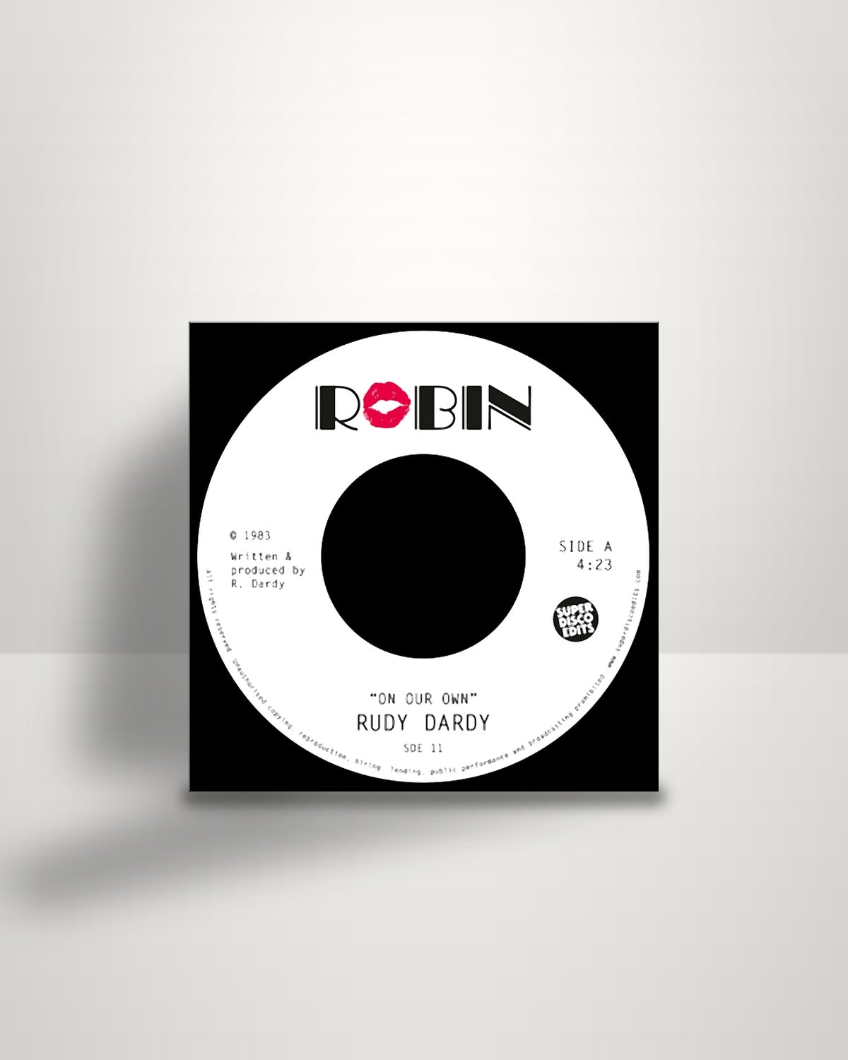 Rudy Dardy – On Our Own / Robin's Groove - 7" - Super Disco Edits UK 2015