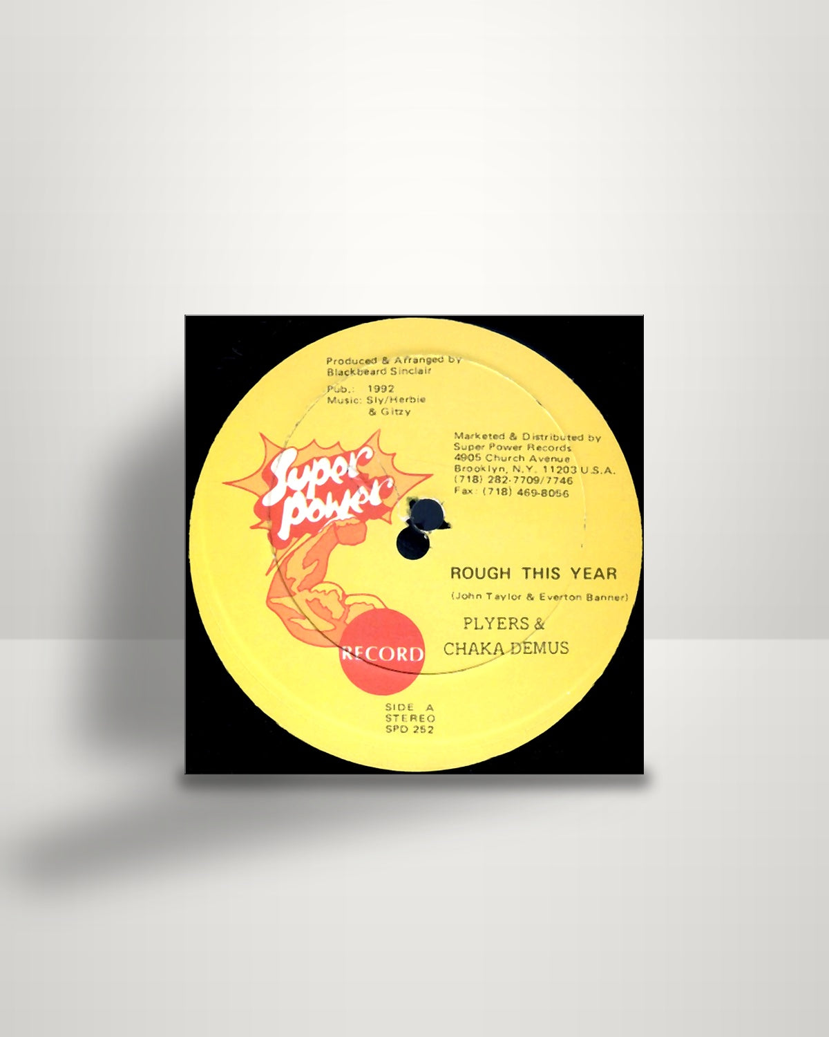 Chaka Demus & Pliers / Anthony Red Rose & Fragga Ranks – Rough This Year / One More Dead - 12" - Super Power US 1992