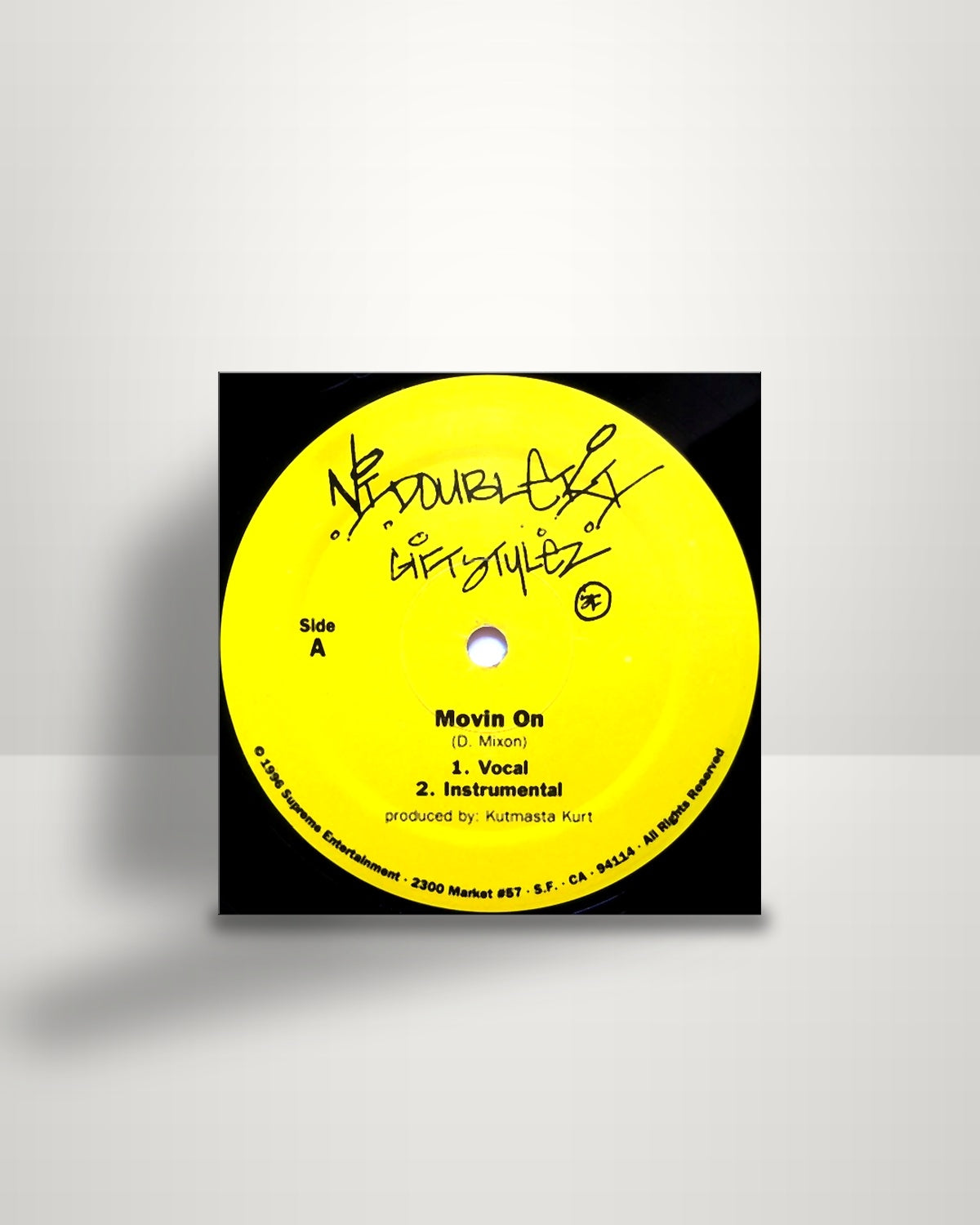 NiDoubleKI – Movin On - 12" - Supreme Entertainment US 1996