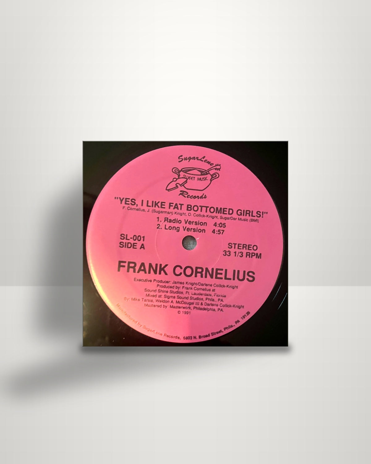 Frank Cornelius – Yes, I Like Fat Bottomed Girls! - 12" - Sweet Music Records US 1991