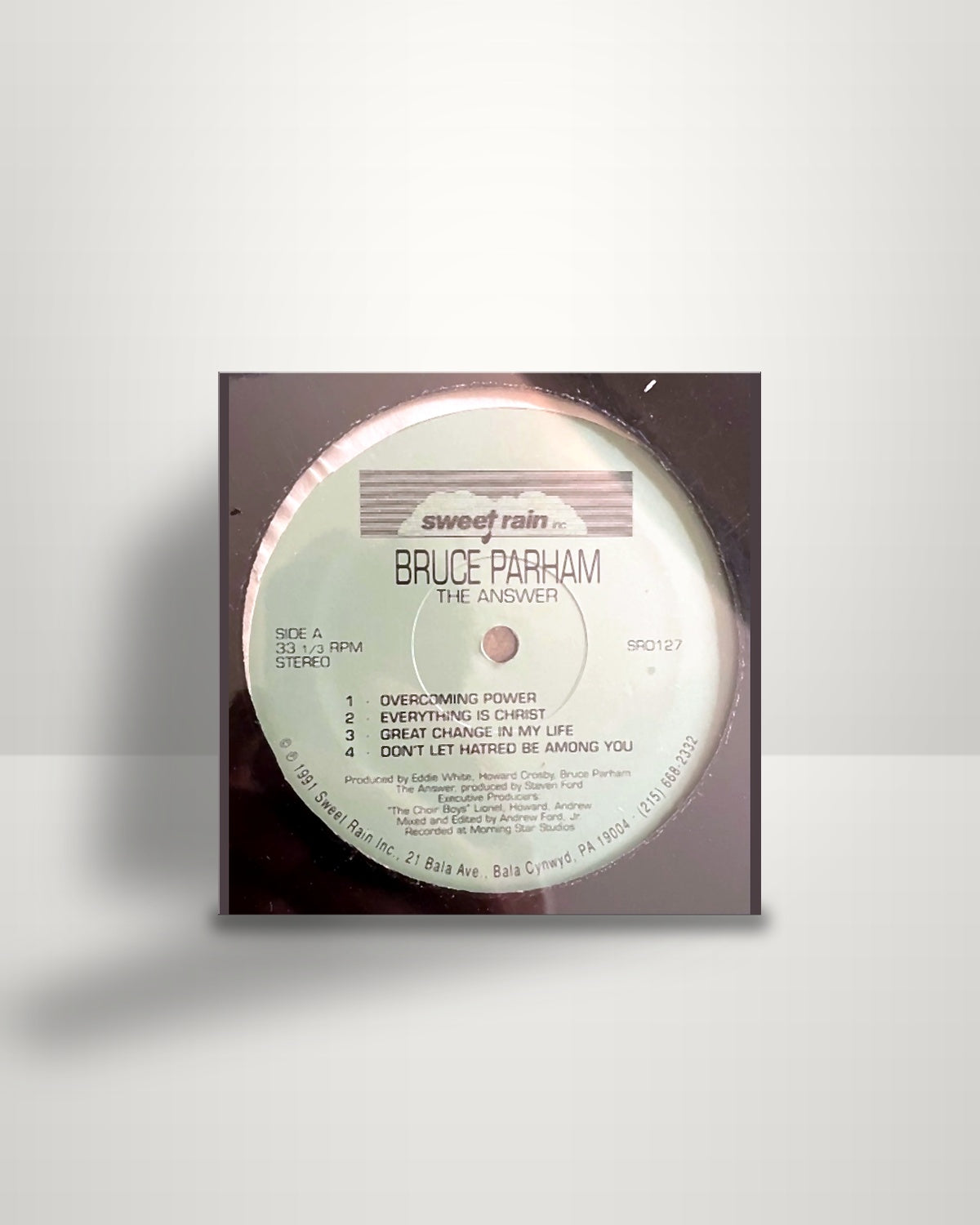 Bruce Parham – The Answer - LP - Sweet Rain Inc. US 1991