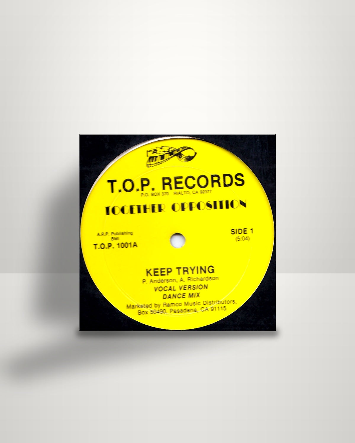Together Opposition – Keep Trying - 12" - T.O.P. Records US