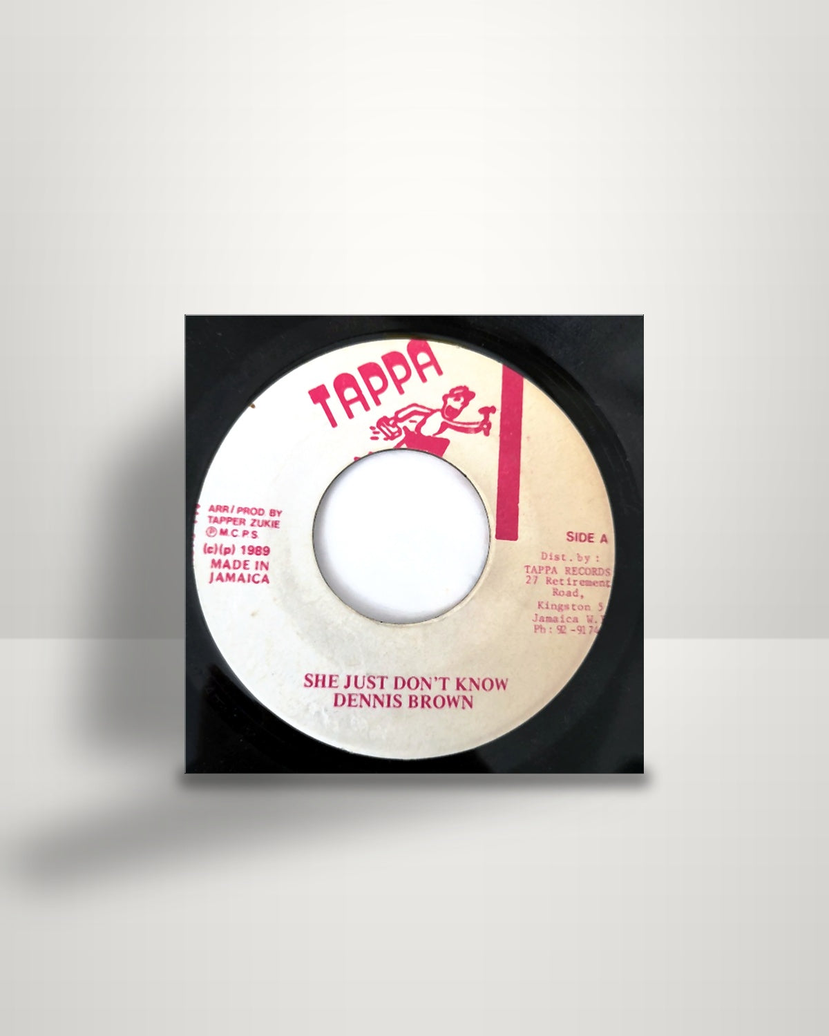 Dennis Brown – She Just Don't Know - 7" - Tappa Records JM 1989