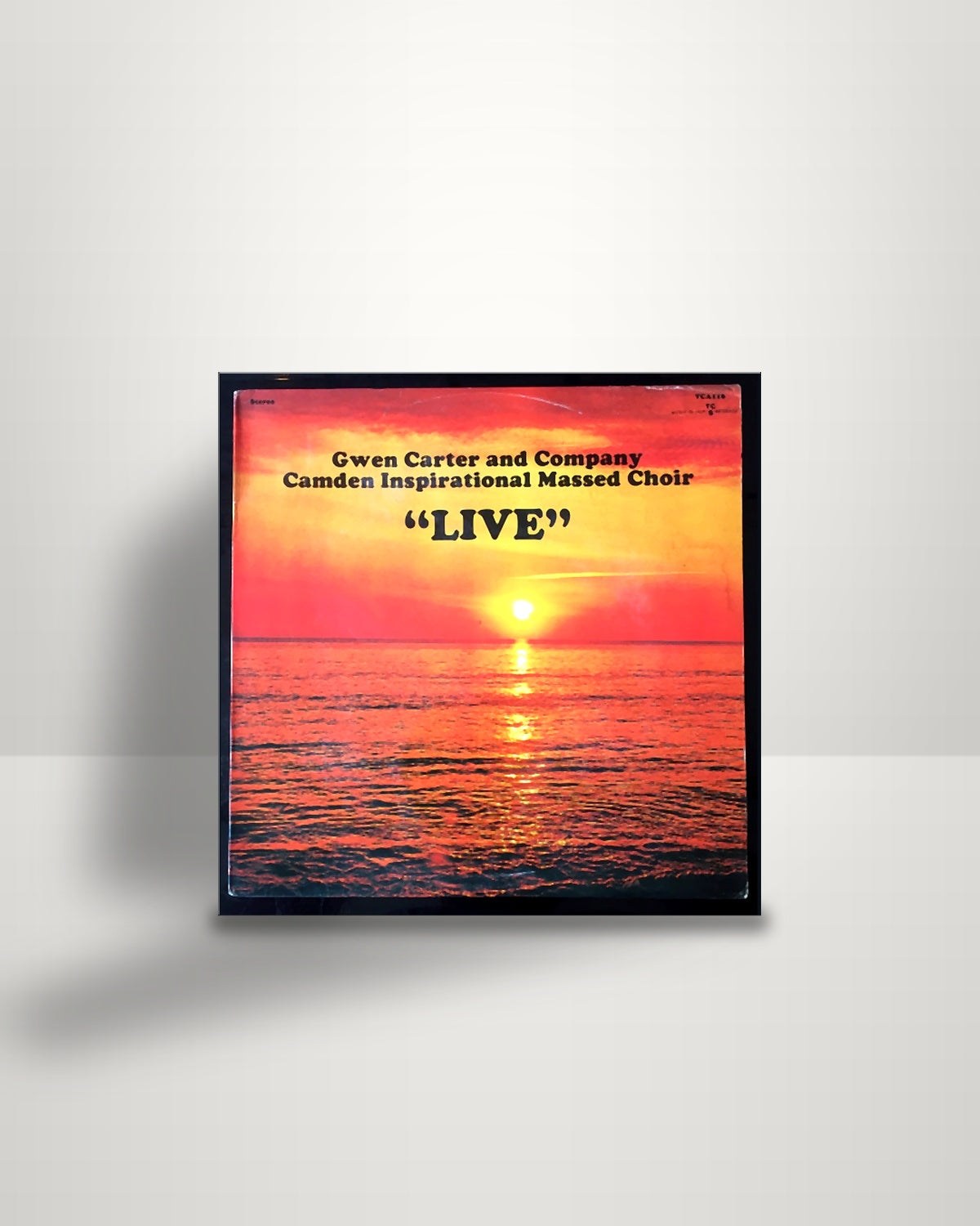 Gwen Carter And Company, Camden Inspirational Mass Choir – "Live" - LP - TCS US 1987