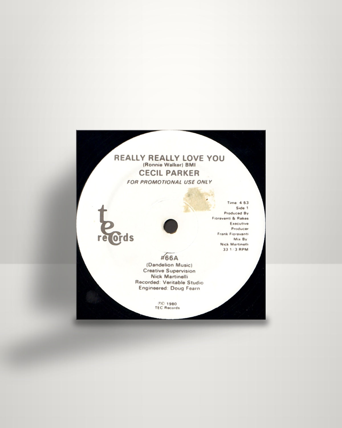 Cecil Parker – Really Really Love You - 12" - TEC Records US 1980