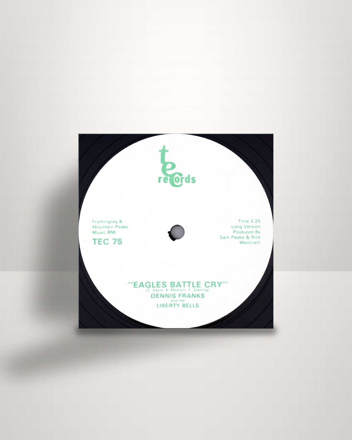 The Dennis Franks And Liberty Bells – Eagles Battle Cry - 12" - TEC Records US 1981