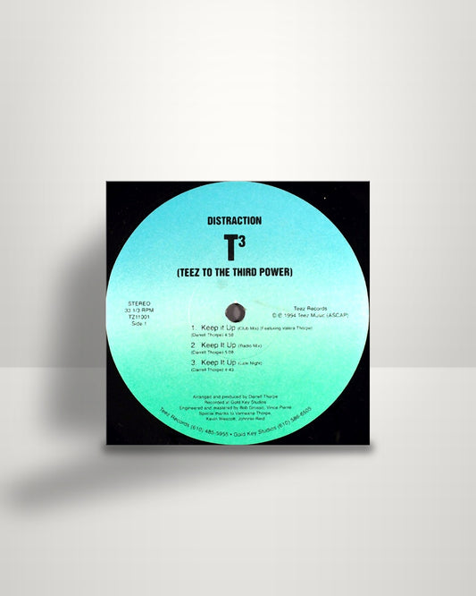 Distraction T³ (Teez To The Third Power) – Keep It Up - 12" - Teez Records US 1994
