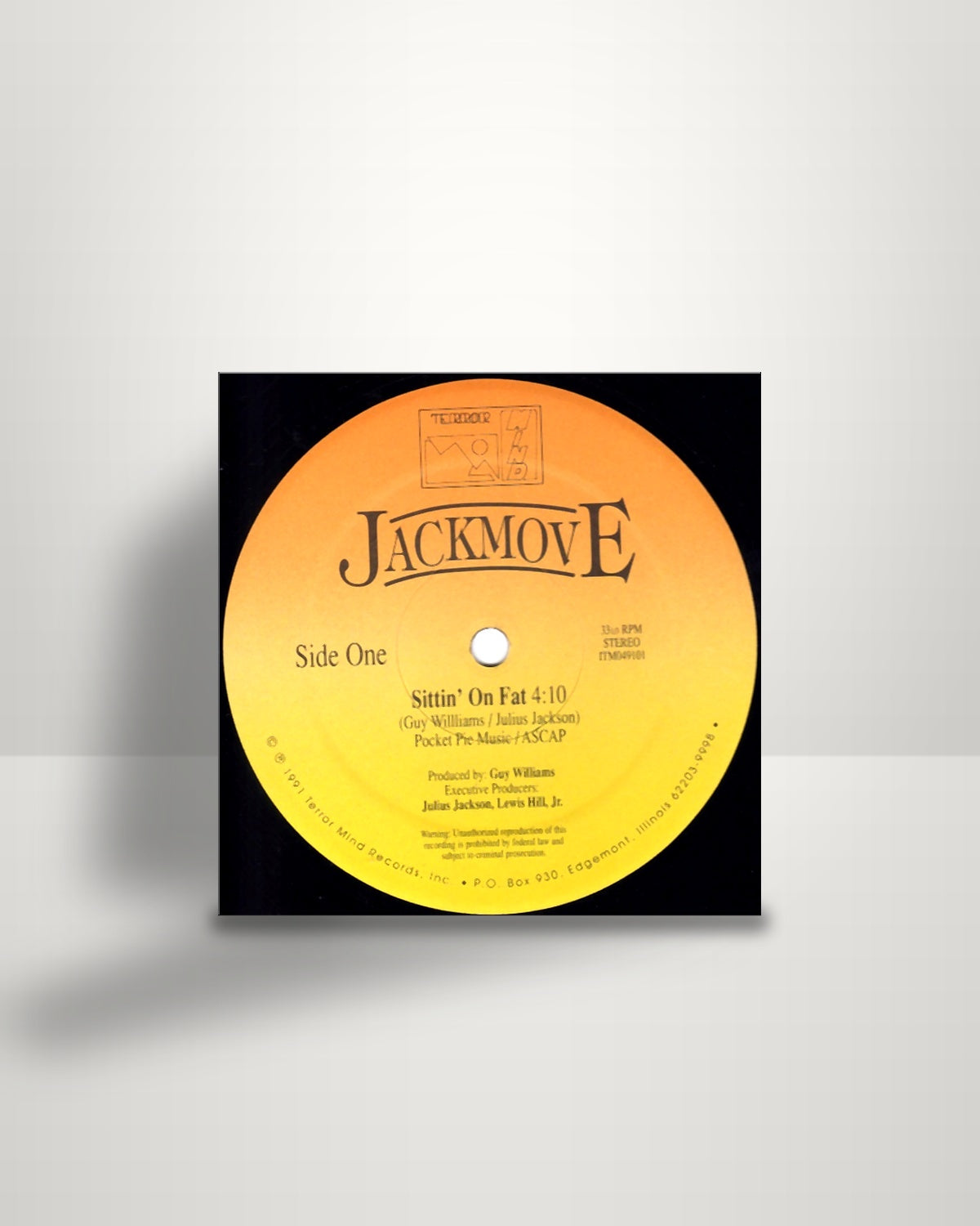 Jackmove – Sittin' On Fat - 12" - Terror Mind Records US 1991