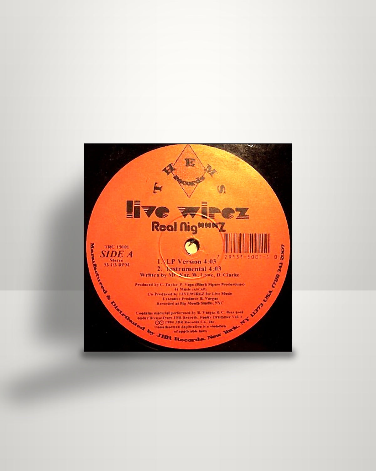 Live Wirez – Real Ni***z - 12" - THEMS Records US 1994