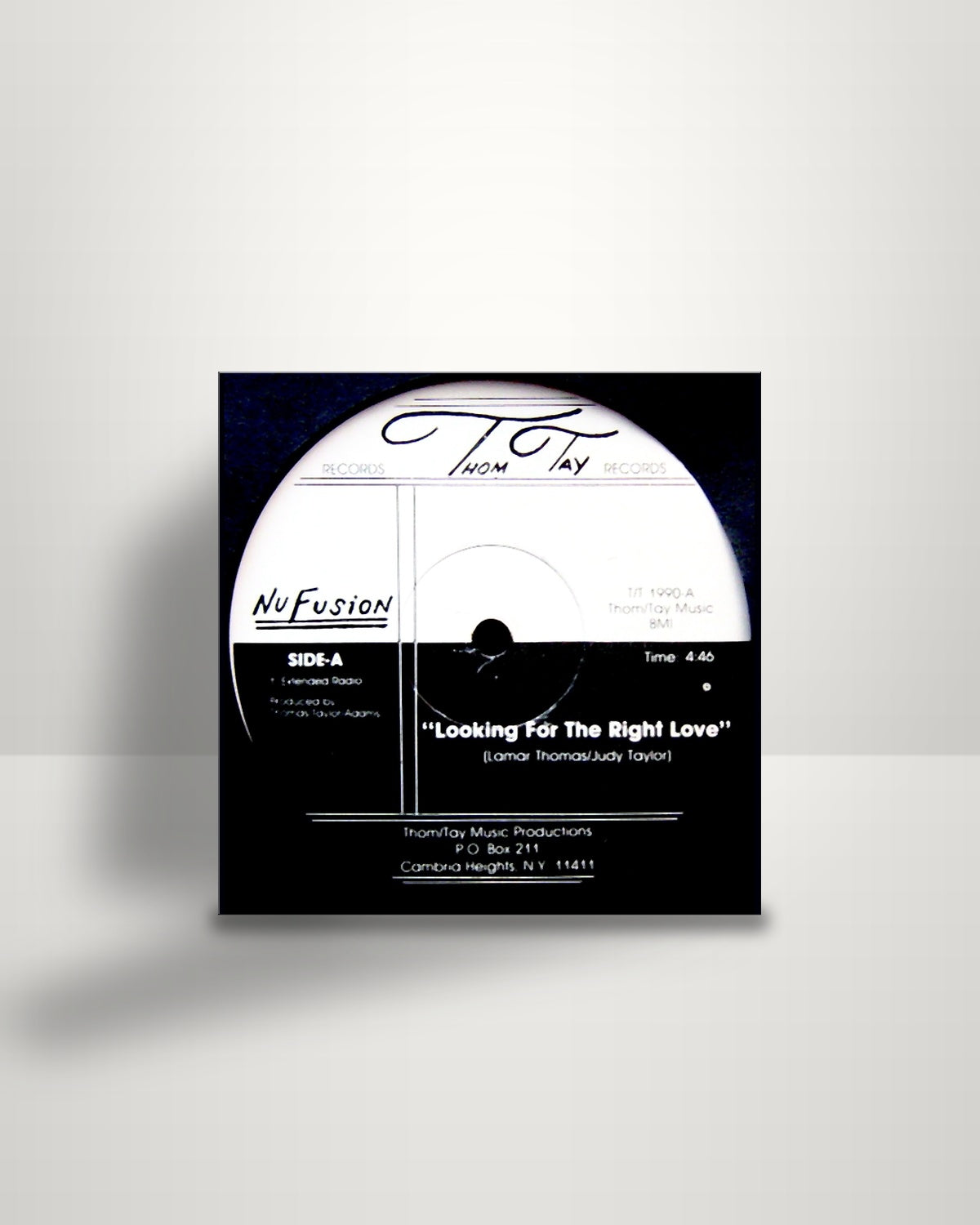 NuFusion – Looking For The Right Love - 12" - Thom/Tay Records US 1985