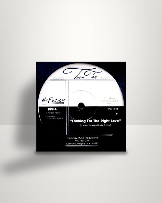 NuFusion – Looking For The Right Love - 12" - Thom/Tay Records US 1985