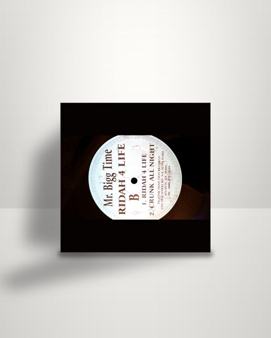Mr. Bigg Time – Ridah 4 Life - 12" - Tighter Than Tight Records