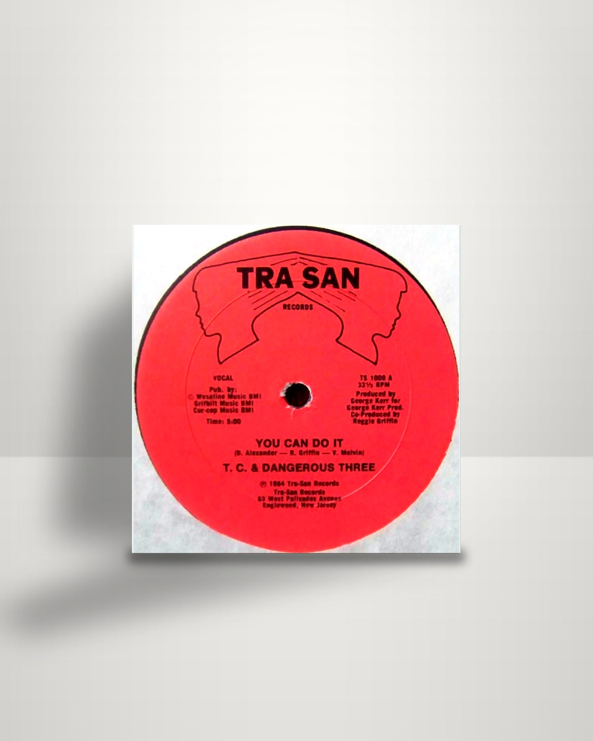 T.C. & Dangerous Three – You Can Do It - 12" - Tra-San Records US 1984