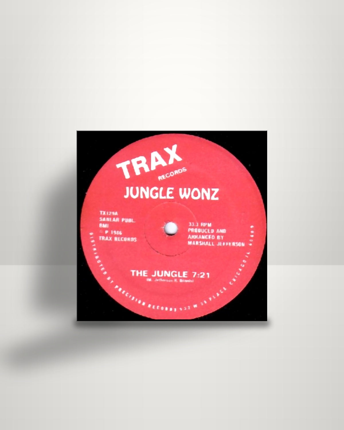 Jungle Wonz – The Jungle - 12" - Trax Records US 1986