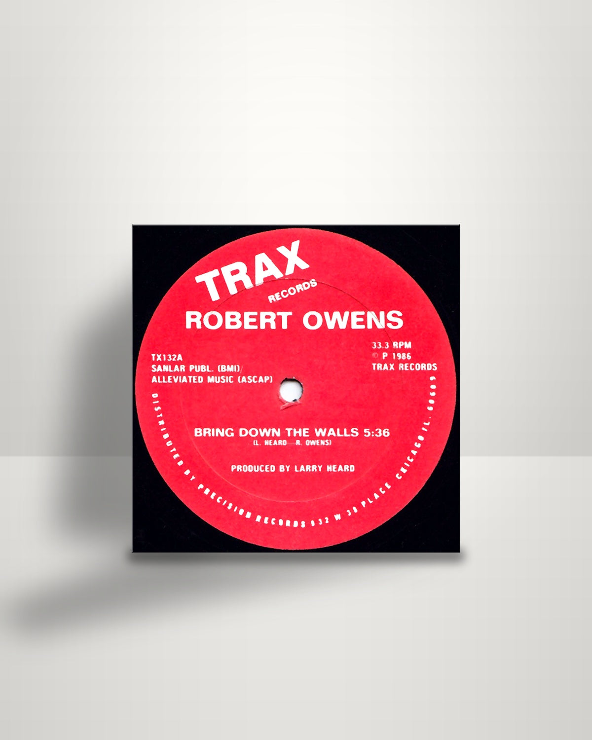 Robert Owens – Bring Down The Walls - 12" - Trax Records US 1987