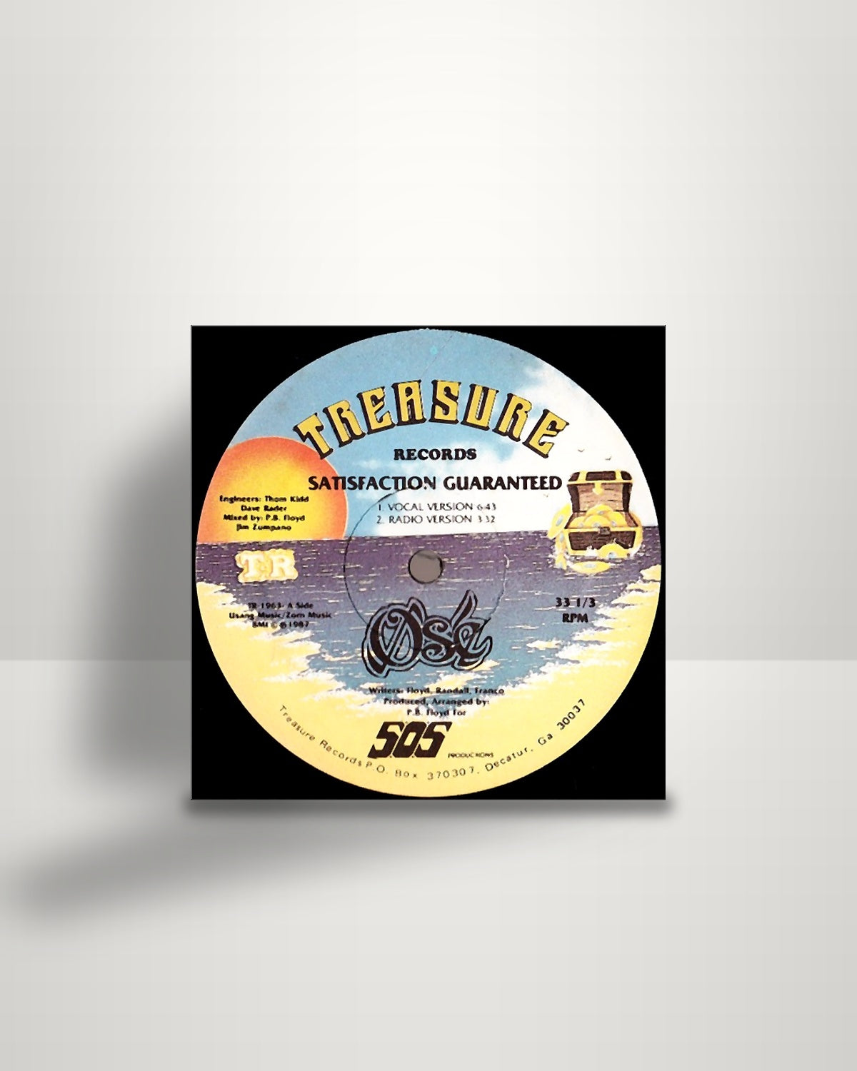 Osé – Satisfaction Guaranteed - 12" - Treasure US 1987
