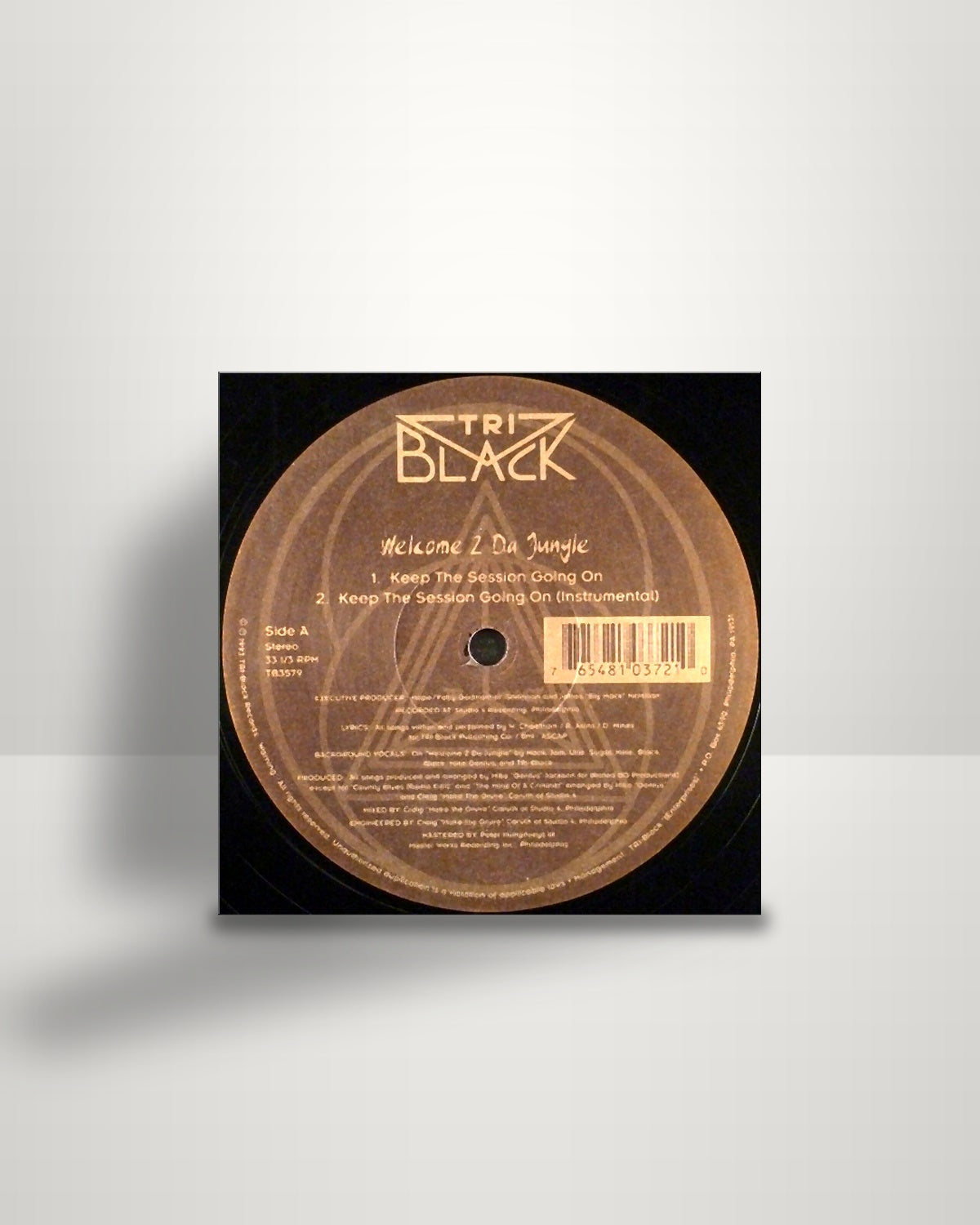 Tri-Black – Welcome 2 Da Jungle - 12" - Tri-Black Records US 1993