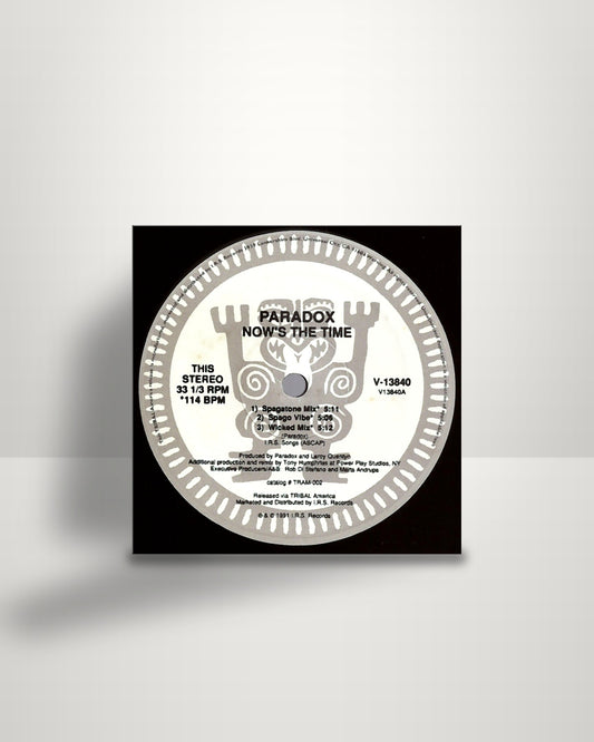 Paradox – Now's The Time - 12" - TRIBAL America US 1991