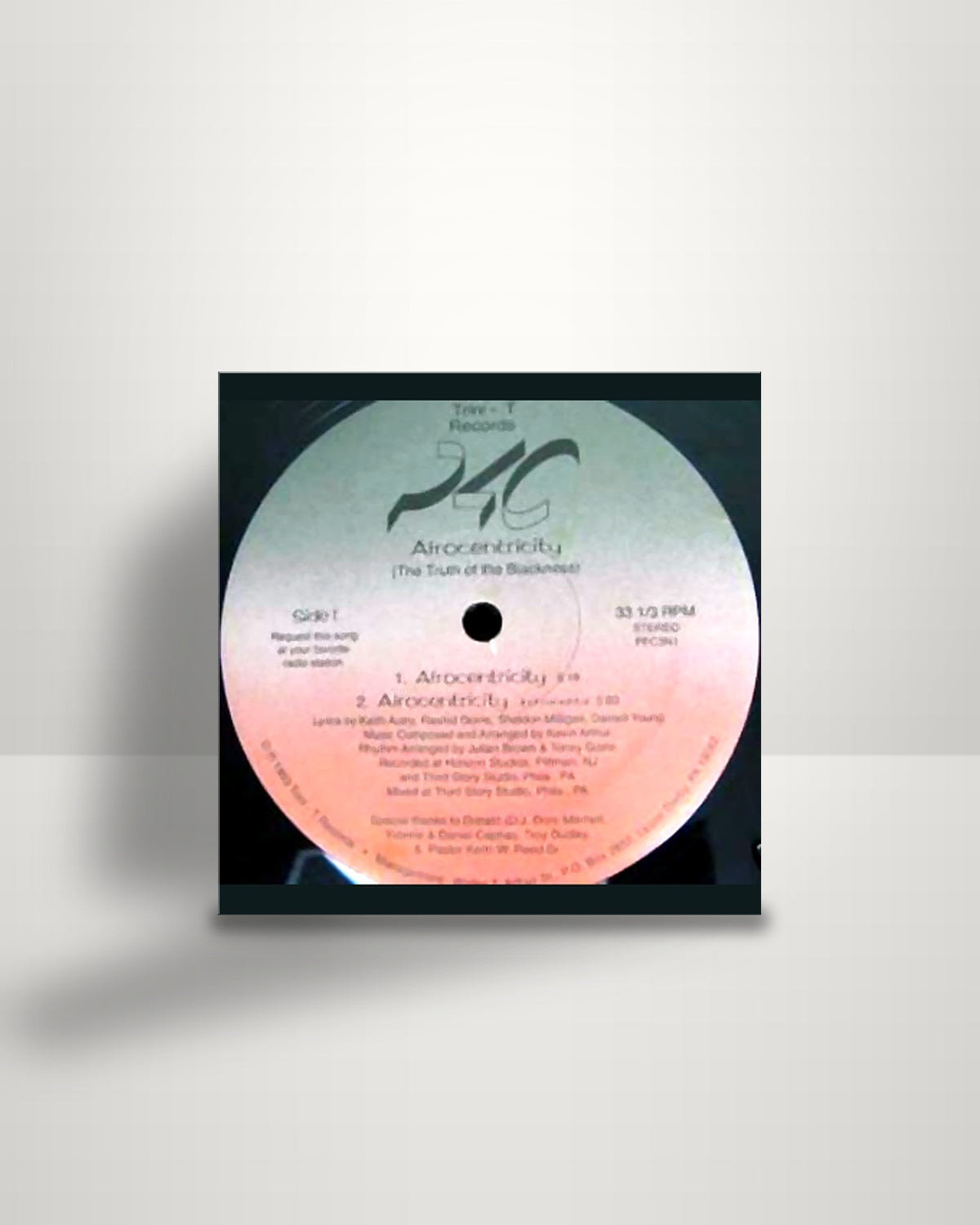 P4C – Afrocentricity ( The Truth Of The Blackness) - 12" - Trini- T Records US 1993